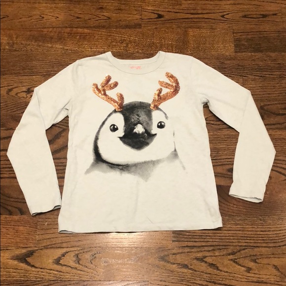 Girls j crew long sleeve light blue tee. - Picture 1 of 5